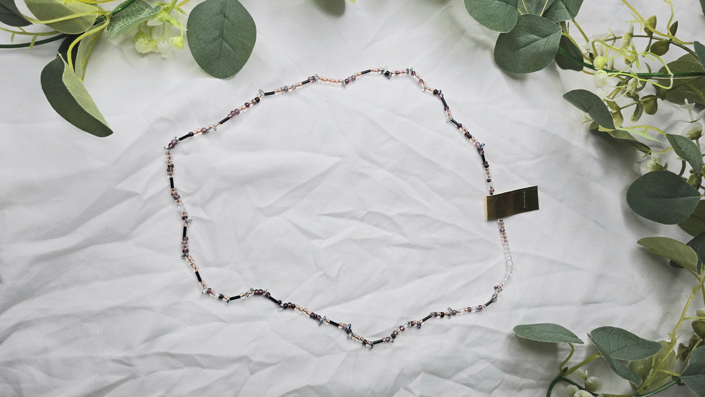 Waist beads - gold/brown/multi