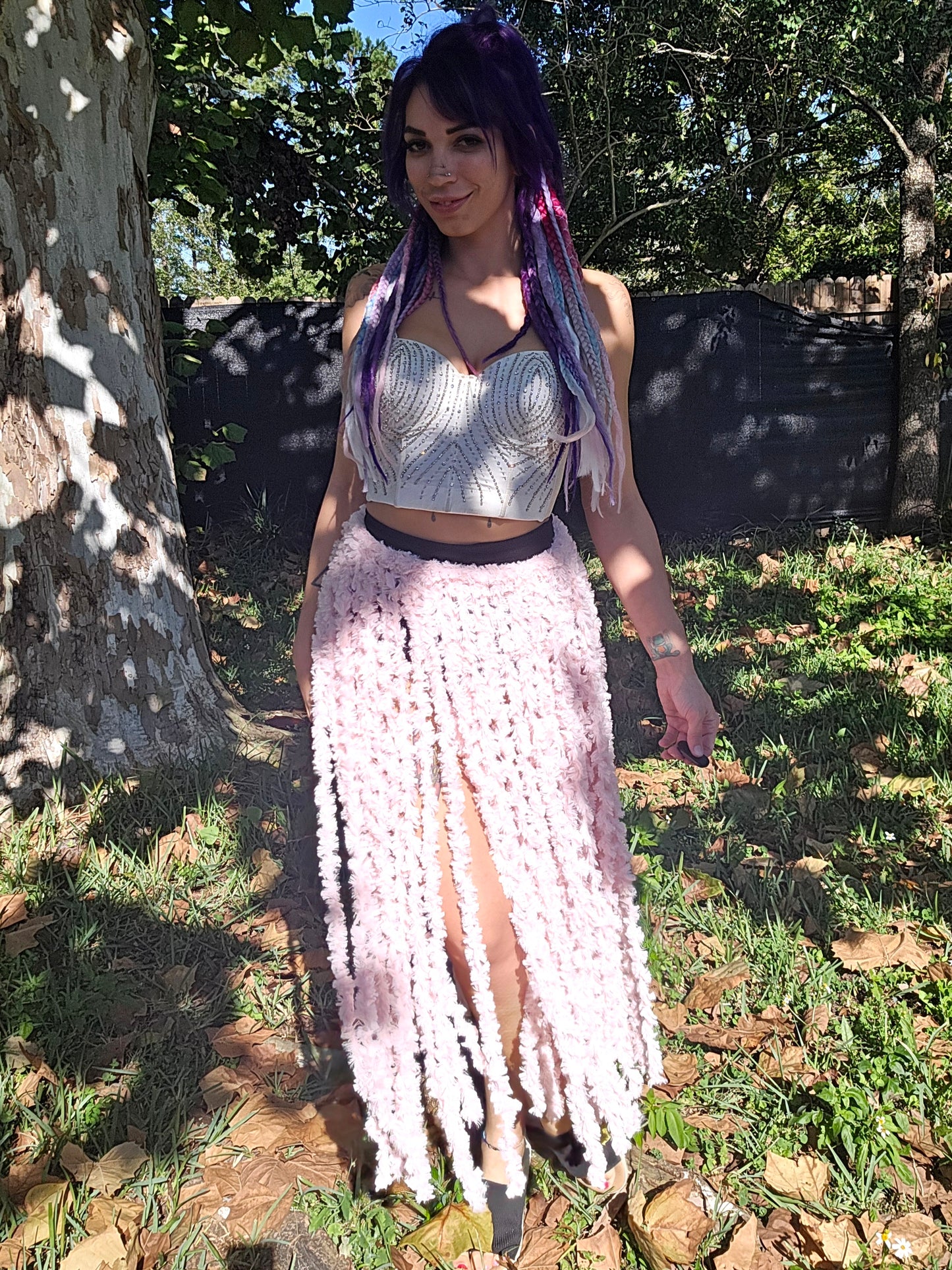 Pretty in Pink - long skirt