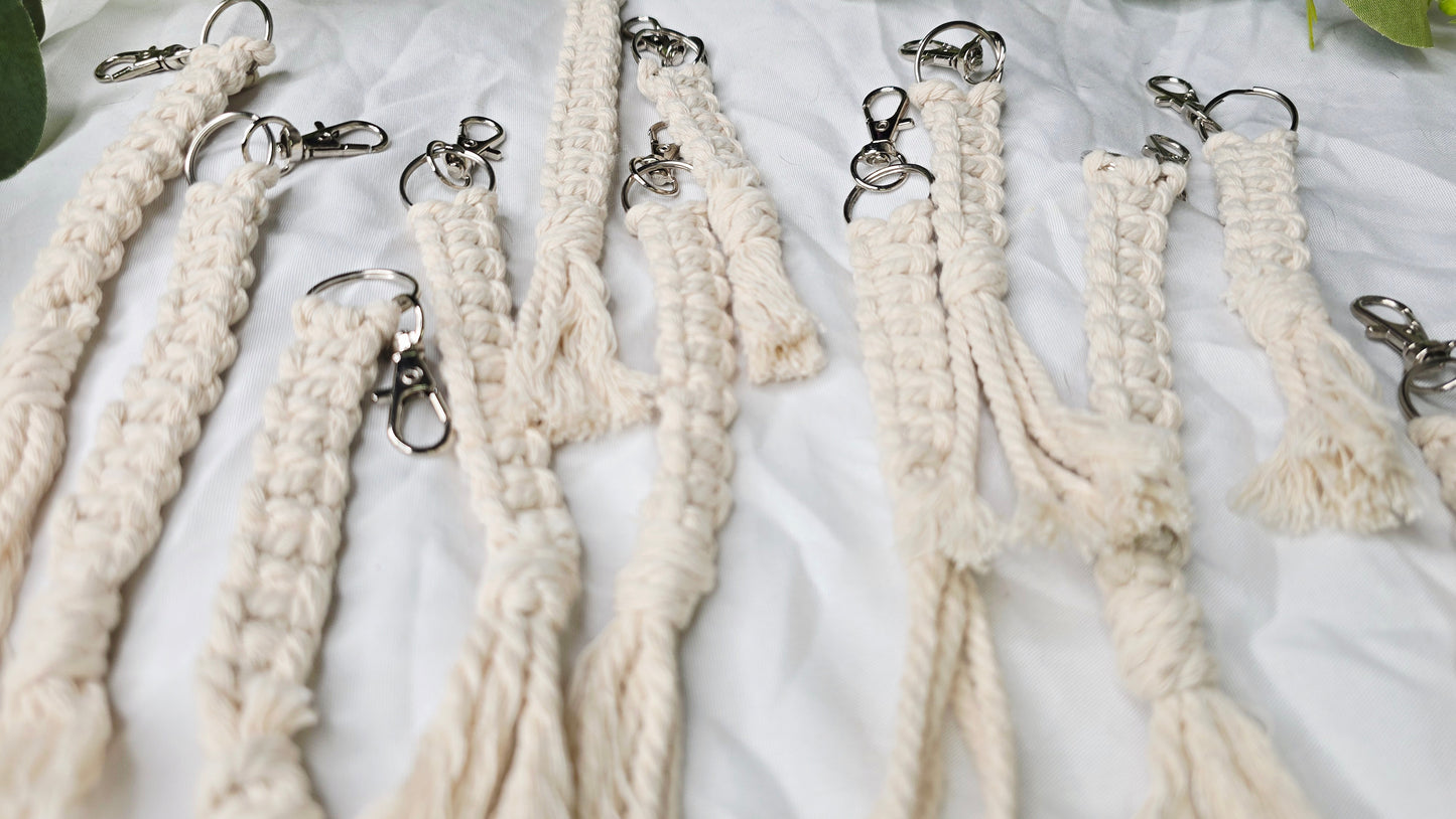 Macrame keychain