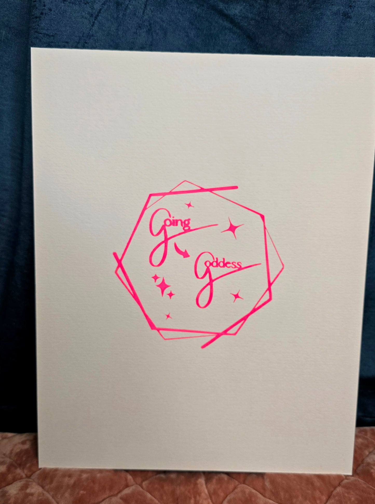 Going Goddess Print - pink