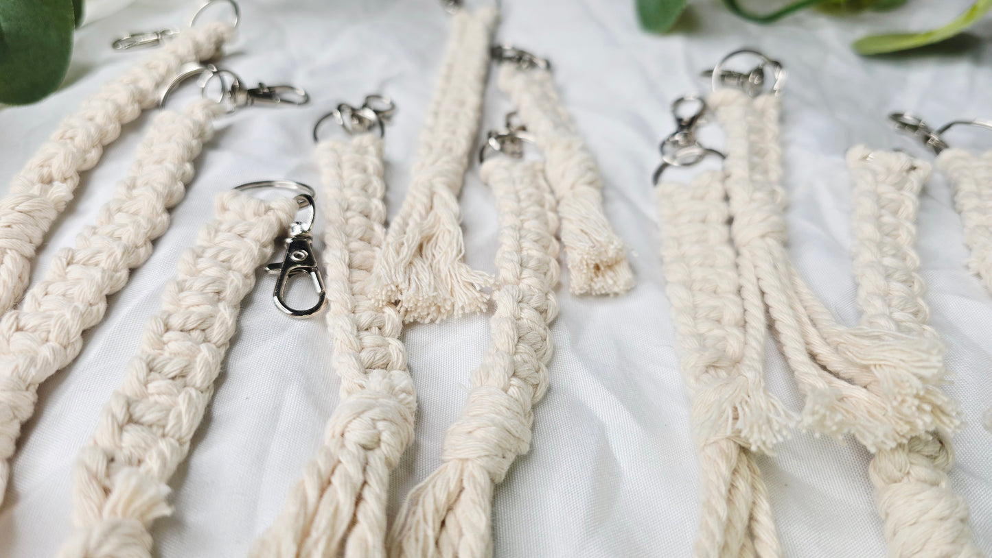 Macrame keychain