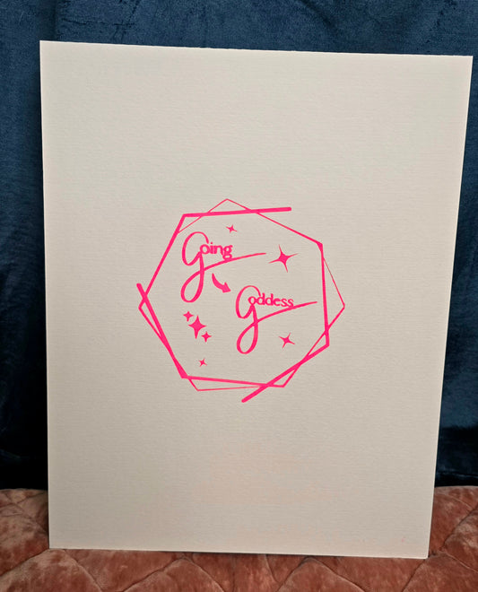 Going Goddess Print - pink